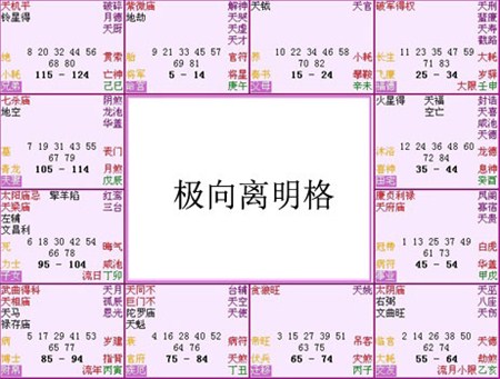 紫微斗數富貴格局——極向離明格