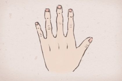 女人有大財的手紋 手中多財庫 兩條玉柱紋