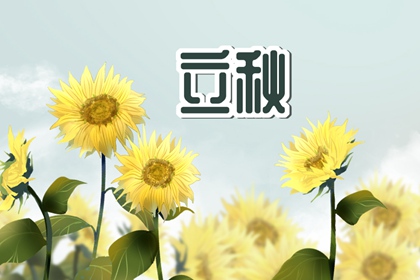 2022年立秋是幾點幾分幾秒 20點28分57秒
