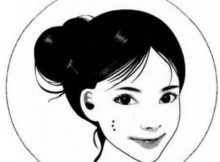 女人臉上有痣代表什麼，女人面相痣圖解！