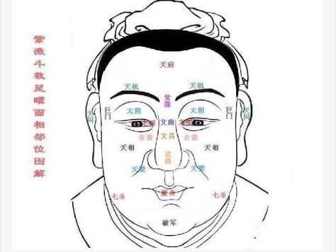 紫微斗數看面相