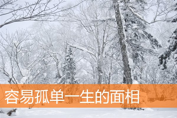 容易孤單一生的面相