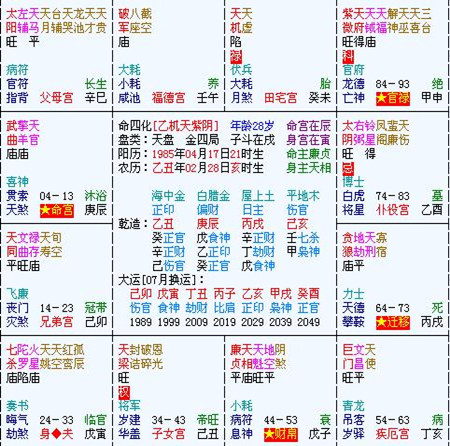 紫薇六十星系之武曲獨坐辰戌29