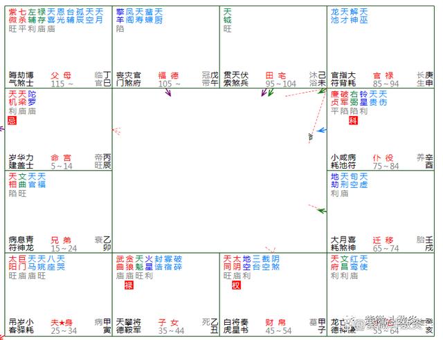紫微斗數案例｜靜態練習之論福蔭